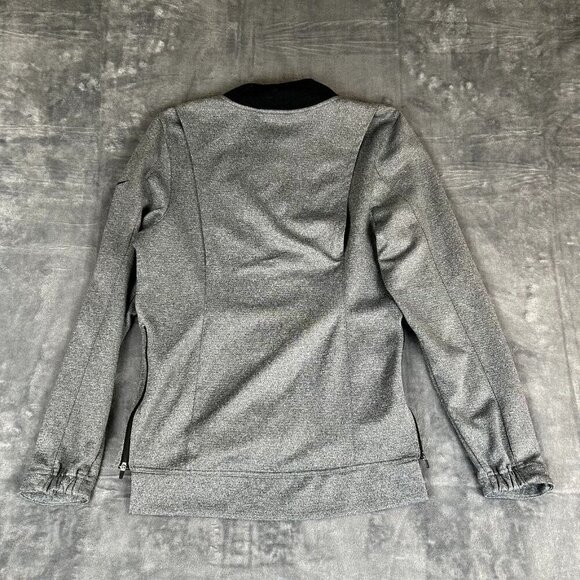 Nike Basketball Warmup Jacket Mens Small Gray Full Zip Hyper Elite Dry Vented - Picture 10 of 11